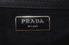 Authentic PRADA Saffiano Leather 2Way Shoulder Hand Boston Bag Khaki 5542I