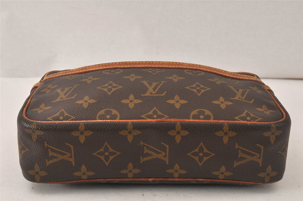 Authentic Louis Vuitton Monogram Compiegne 23 Clutch Hand Bag M51847 Junk 5542K