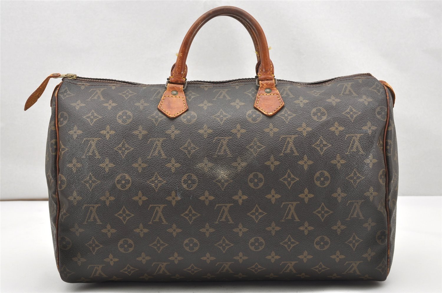 Authentic Louis Vuitton Monogram Speedy 40 Hand Boston Bag M41522 LV 5543K