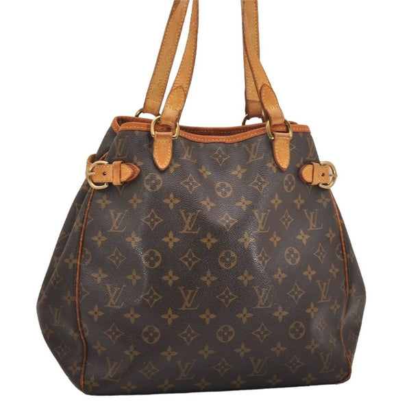 Authentic Louis Vuitton Monogram Batignolles Vertical Tote Bag M51153 LV 5544J