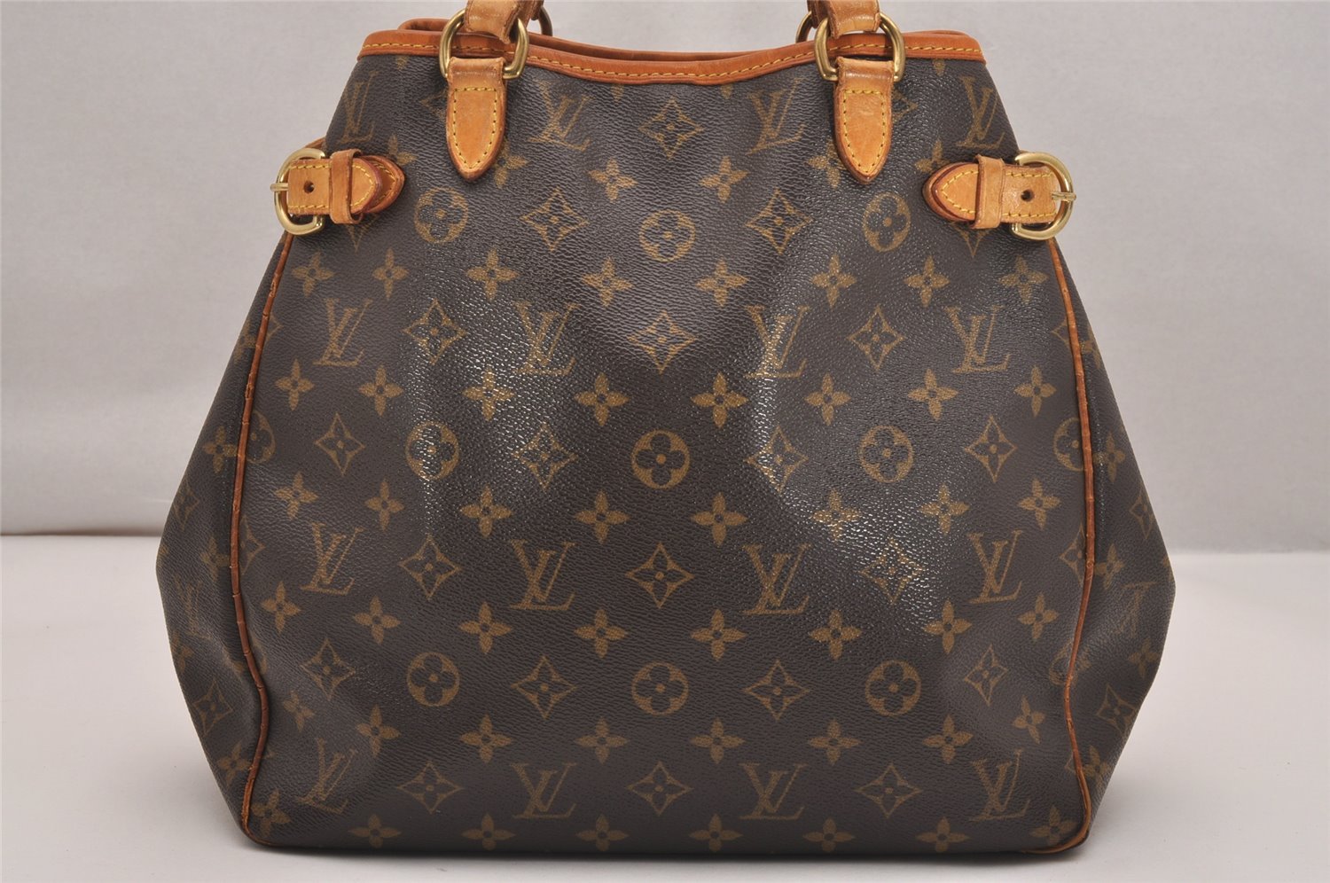 Authentic Louis Vuitton Monogram Batignolles Vertical Tote Bag M51153 LV 5544J
