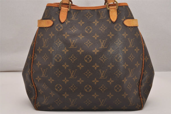 Authentic Louis Vuitton Monogram Batignolles Vertical Tote Bag M51153 LV 5544J