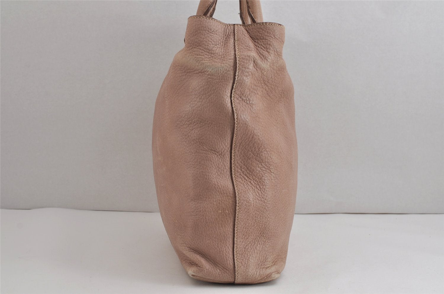 Authentic PRADA Vintage Leather Nappa 2Way Shoulder Hand Tote Bag Pink 5545J