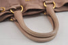 Authentic PRADA Vintage Leather Nappa 2Way Shoulder Hand Tote Bag Pink 5545J