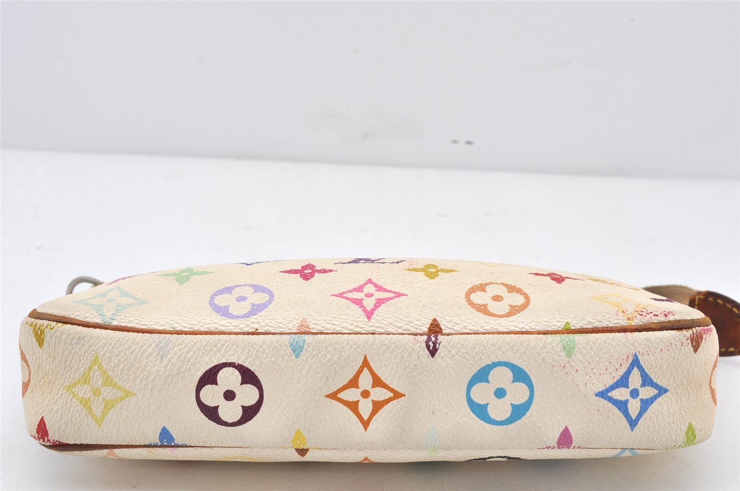 Louis Vuitton Monogram Multicolor Pochette Accessoires Pouch M92649 White 5545K