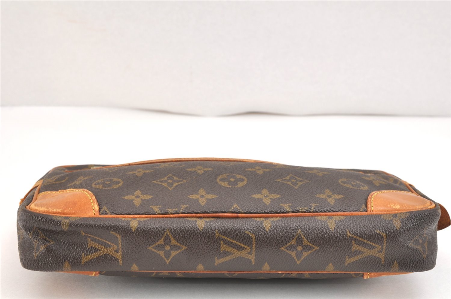 Authentic Louis Vuitton Monogram Marly Dragonne Clutch Hand Bag Old Model 5546K