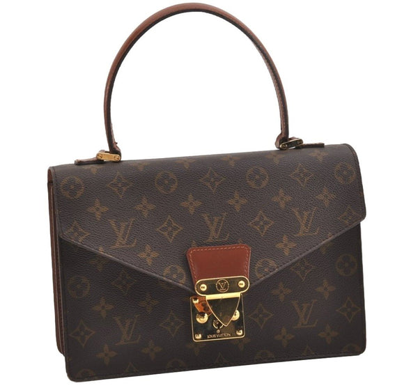 Authentic Louis Vuitton Monogram Concorde Hand Bag Purse M51190 LV Junk 5548J
