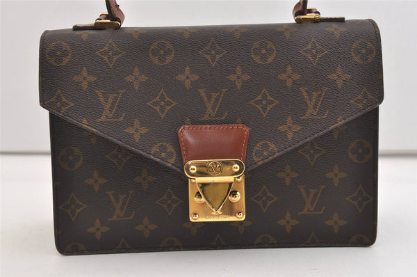 Authentic Louis Vuitton Monogram Concorde Hand Bag Purse M51190 LV Junk 5548J