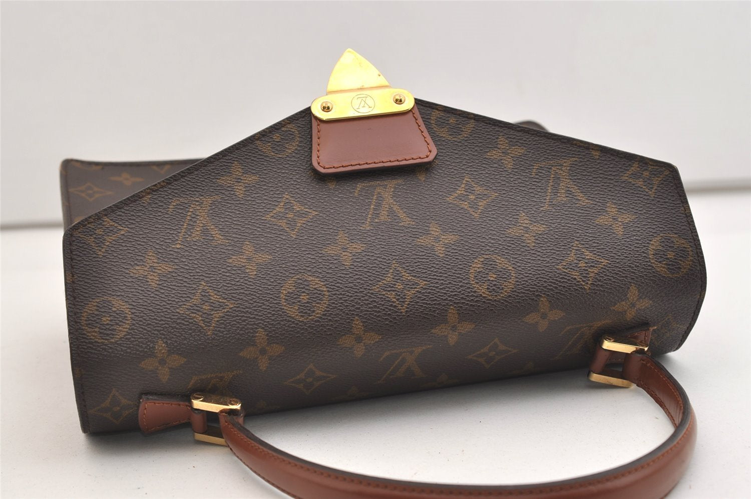 Authentic Louis Vuitton Monogram Concorde Hand Bag Purse M51190 LV Junk 5548J