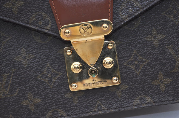 Authentic Louis Vuitton Monogram Concorde Hand Bag Purse M51190 LV Junk 5548J