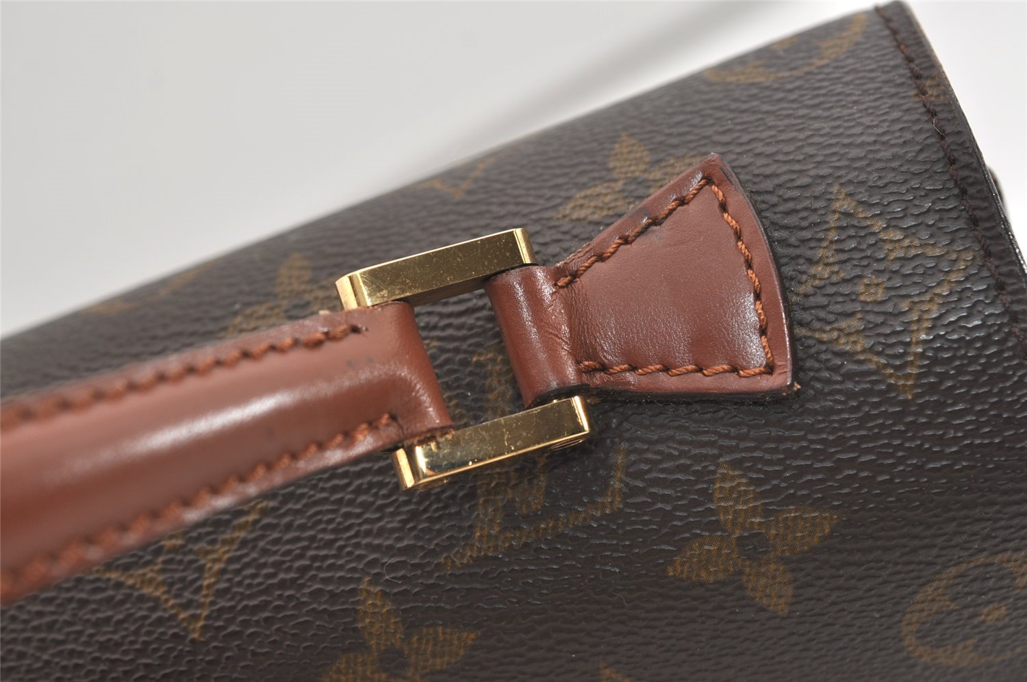 Authentic Louis Vuitton Monogram Concorde Hand Bag Purse M51190 LV Junk 5548J