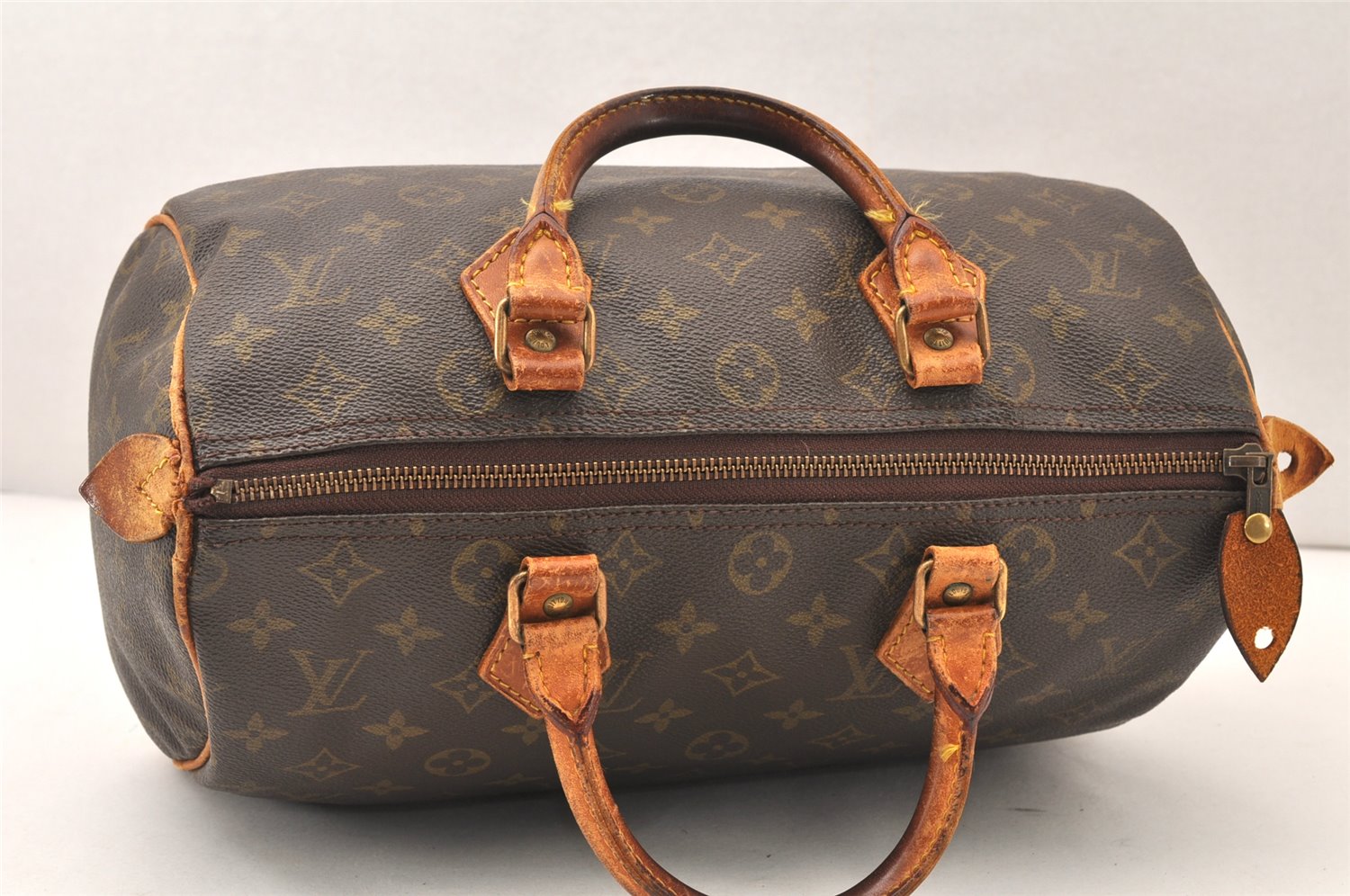 Authentic Louis Vuitton Monogram Speedy 30 Hand Boston Bag M41526 LV 5548K