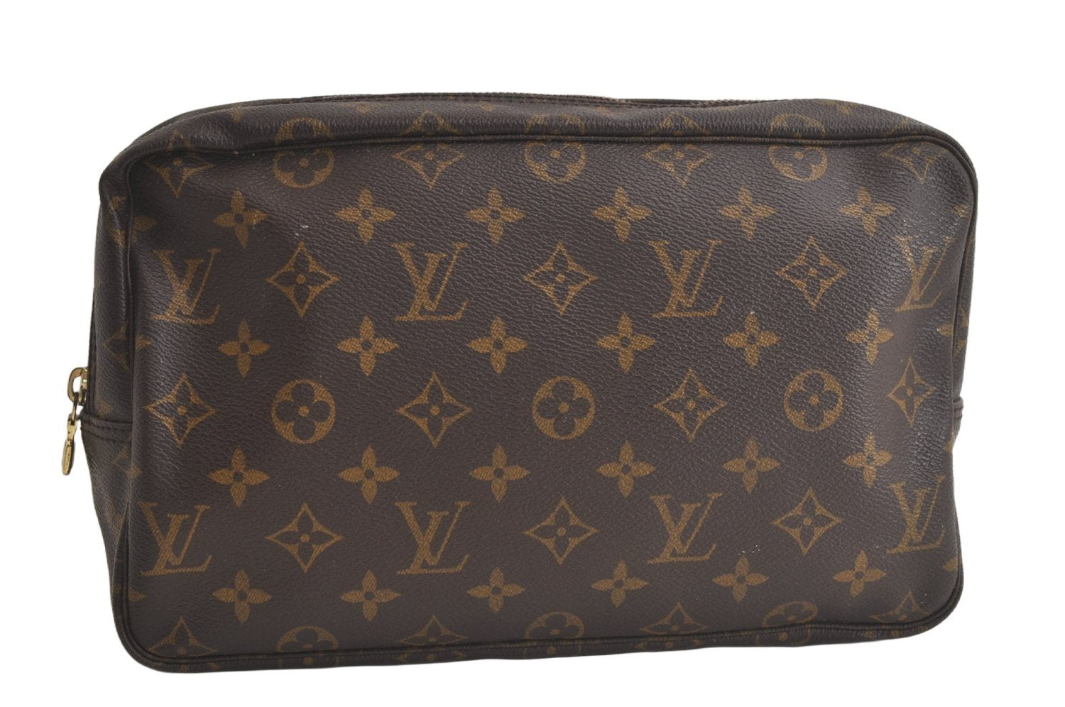 Auth Louis Vuitton Monogram Trousse Toilette 28 Clutch Bag M47522 Junk 5549K