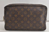 Auth Louis Vuitton Monogram Trousse Toilette 28 Clutch Bag M47522 Junk 5549K