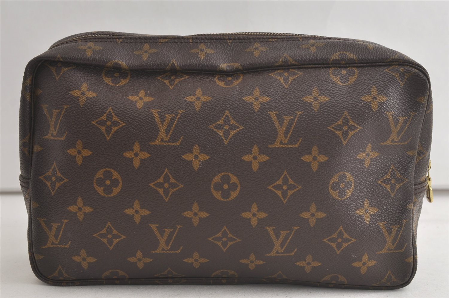 Auth Louis Vuitton Monogram Trousse Toilette 28 Clutch Bag M47522 Junk 5549K