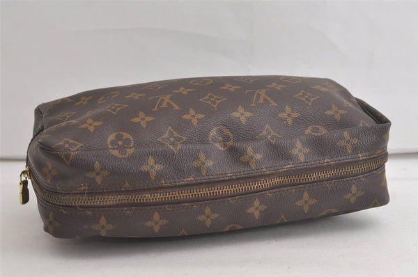 Auth Louis Vuitton Monogram Trousse Toilette 28 Clutch Bag M47522 Junk 5549K