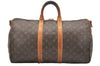 Auth Louis Vuitton Monogram Keepall Bandouliere 45 Boston Bag Old Model LV 5551K