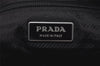 Authentic PRADA Nylon Tessuto Leather Shoulder Cross Body Bag Black 5554I