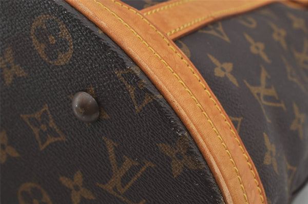 Authentic Louis Vuitton Monogram Bucket GM Shoulder Bag M42236 LV Junk 5554J