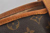Authentic Louis Vuitton Monogram Bucket GM Shoulder Bag M42236 LV Junk 5554J