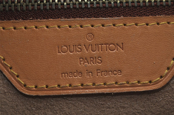 Authentic Louis Vuitton Monogram Bucket GM Shoulder Bag M42236 LV Junk 5554J