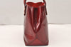 Authentic Louis Vuitton Vernis Reade PM Hand Bag Red M91088 LV 5554K