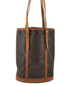Authentic Louis Vuitton Monogram Bucket GM Shoulder Tote Bag M42236 Junk 5555J