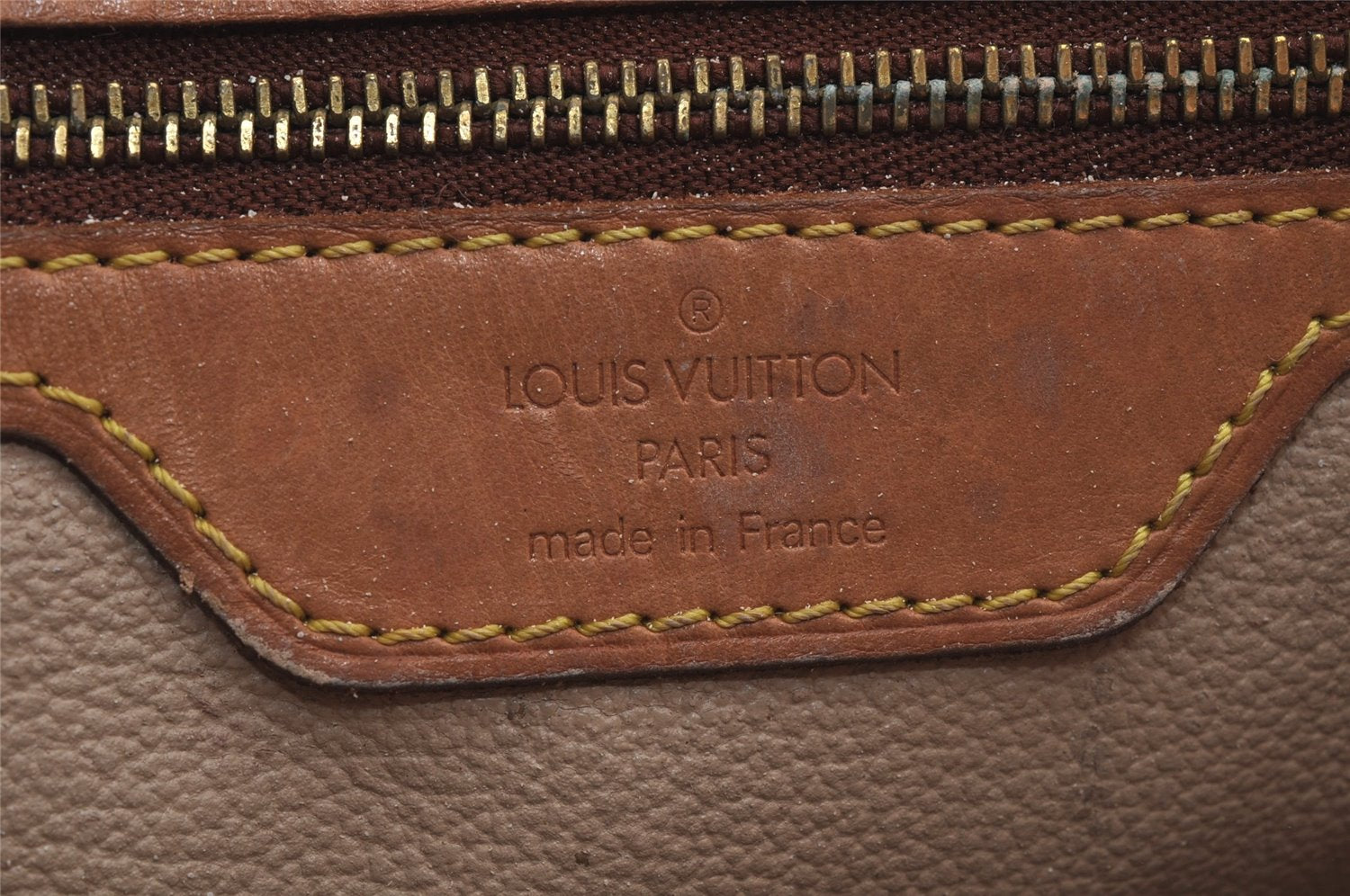 Authentic Louis Vuitton Monogram Bucket GM Shoulder Tote Bag M42236 Junk 5555J