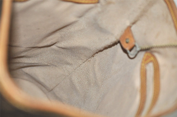 Authentic Louis Vuitton Monogram Bucket GM Shoulder Tote Bag M42236 Junk 5555J