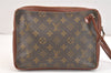 Authentic Louis Vuitton Monogram Pochette Sport Clutch Hand Bag Old Model 5555K