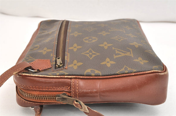 Authentic Louis Vuitton Monogram Pochette Sport Clutch Hand Bag Old Model 5555K