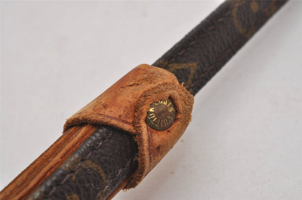 Auth Louis Vuitton Monogram Collier Baxter PM Leash Baxter MM M58072 LV 5556I