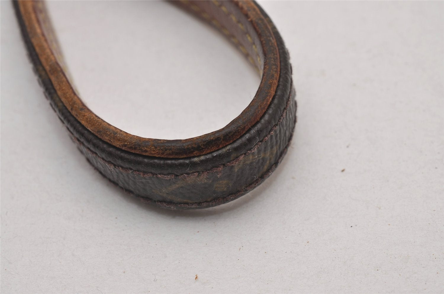 Auth Louis Vuitton Monogram Collier Baxter PM Leash Baxter MM M58072 LV 5556I