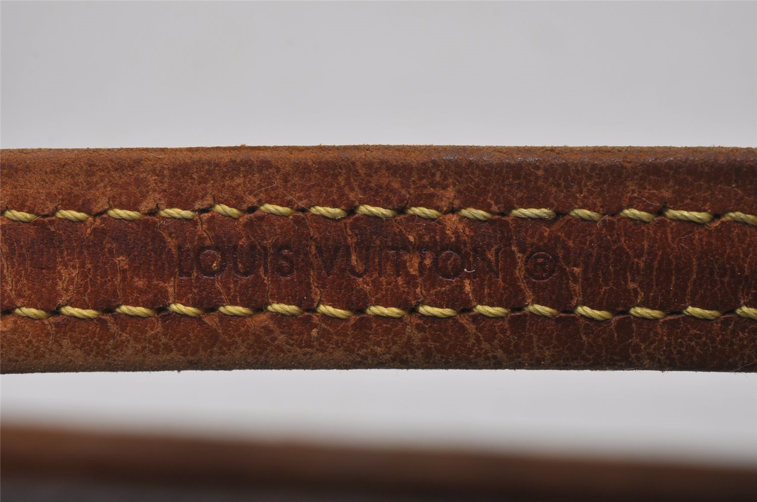 Auth Louis Vuitton Monogram Collier Baxter PM Leash Baxter MM M58072 LV 5556I