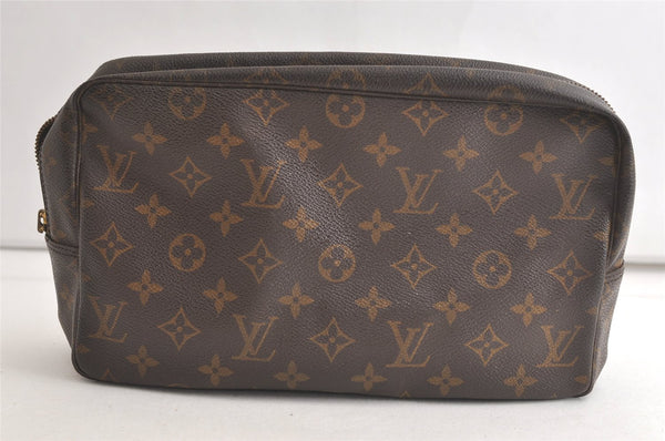 Auth Louis Vuitton Monogram Trousse Toilette 28 Clutch Bag M47522 Junk 5556K