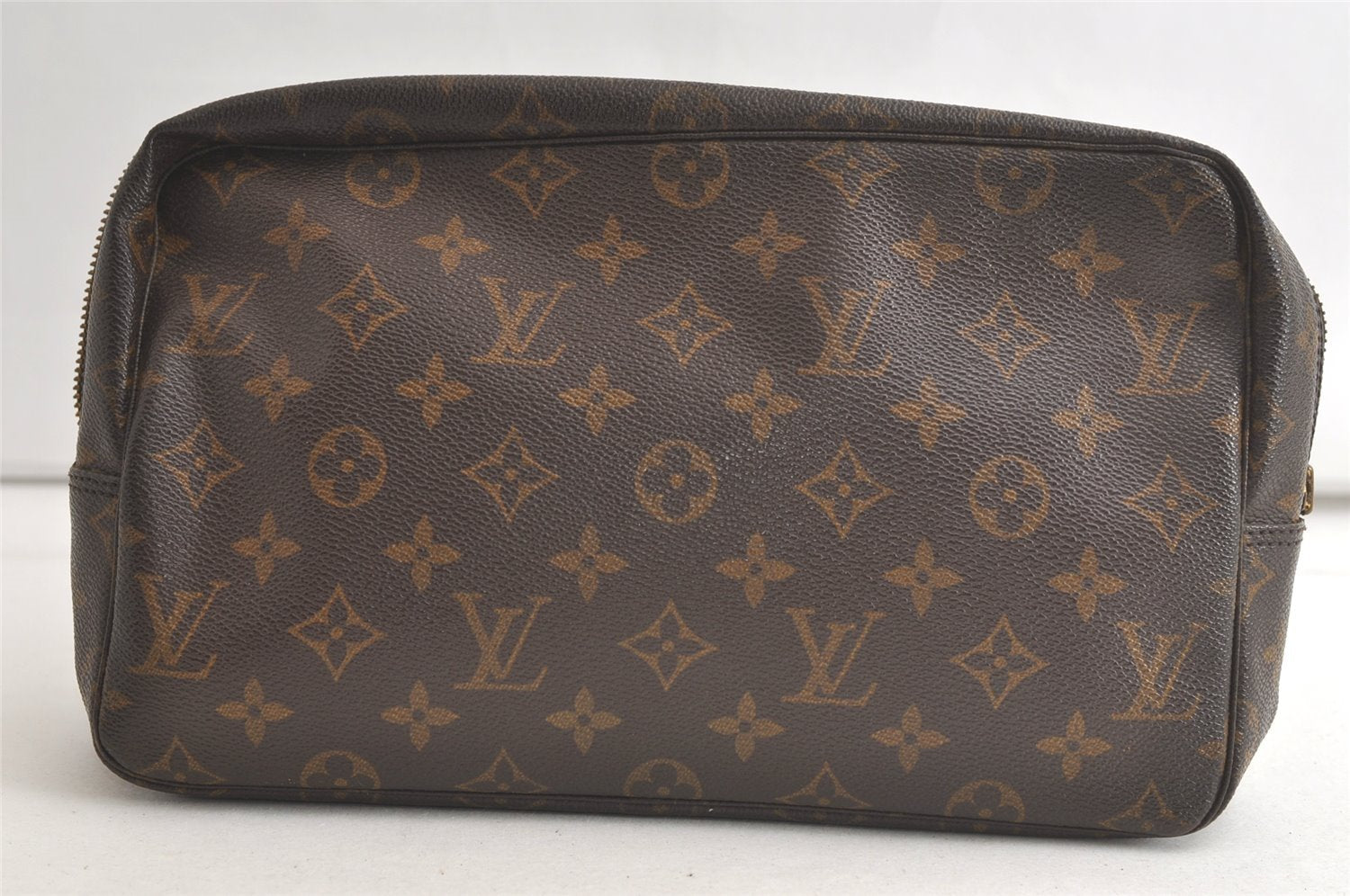 Auth Louis Vuitton Monogram Trousse Toilette 28 Clutch Bag M47522 Junk 5556K