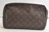 Auth Louis Vuitton Monogram Trousse Toilette 28 Clutch Bag M47522 Junk 5556K