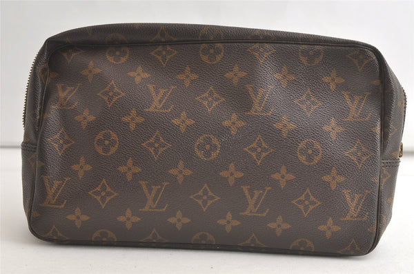 Auth Louis Vuitton Monogram Trousse Toilette 28 Clutch Bag M47522 Junk 5556K