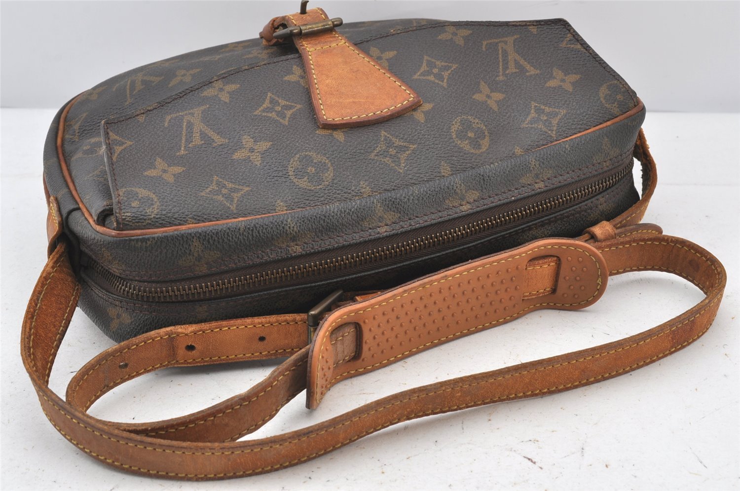 Authentic Louis Vuitton Monogram Jeune Fille MM M51226 Shoulder Bag Junk 5558K