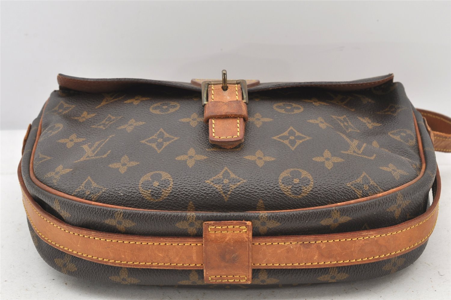 Authentic Louis Vuitton Monogram Jeune Fille MM M51226 Shoulder Bag Junk 5558K