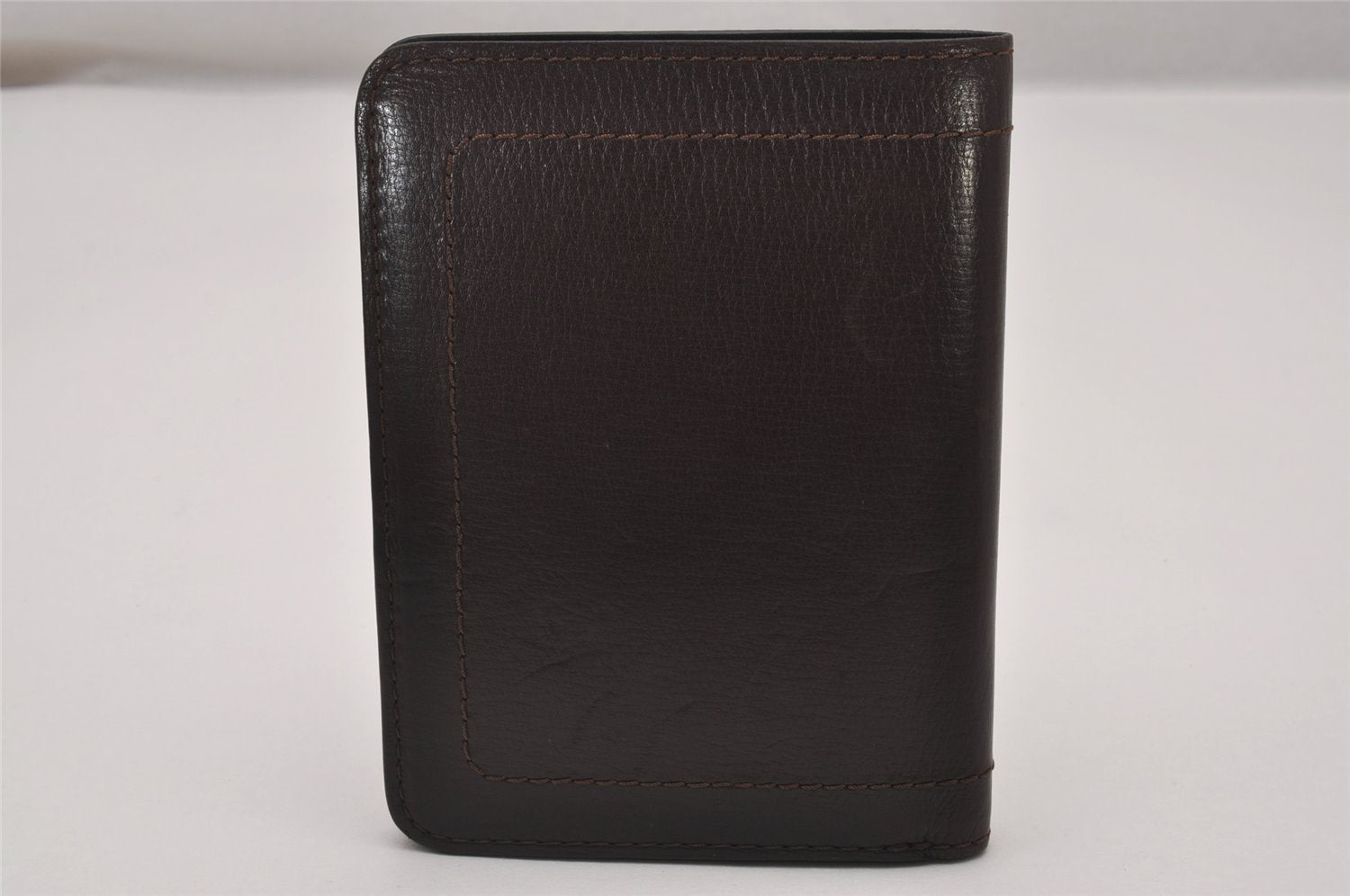 Auth Louis Vuitton Utah Porte Valeurs 10 Cartes Credit Card Case Brown LV 5559I
