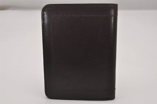 Auth Louis Vuitton Utah Porte Valeurs 10 Cartes Credit Card Case Brown LV 5559I