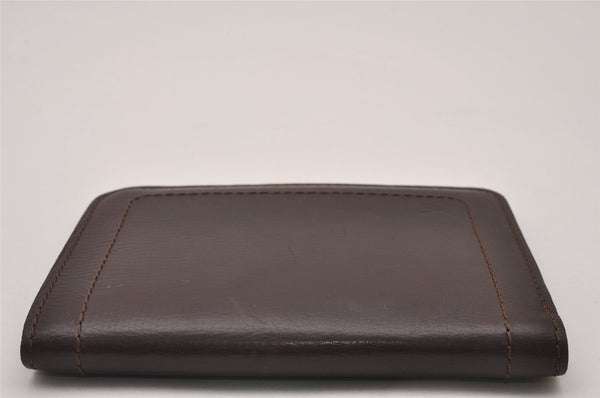 Auth Louis Vuitton Utah Porte Valeurs 10 Cartes Credit Card Case Brown LV 5559I