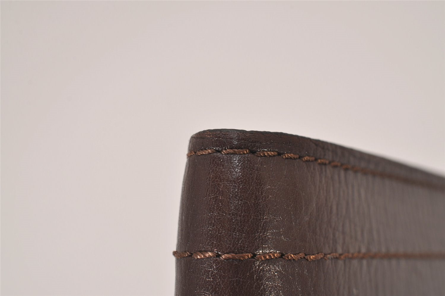 Auth Louis Vuitton Utah Porte Valeurs 10 Cartes Credit Card Case Brown LV 5559I