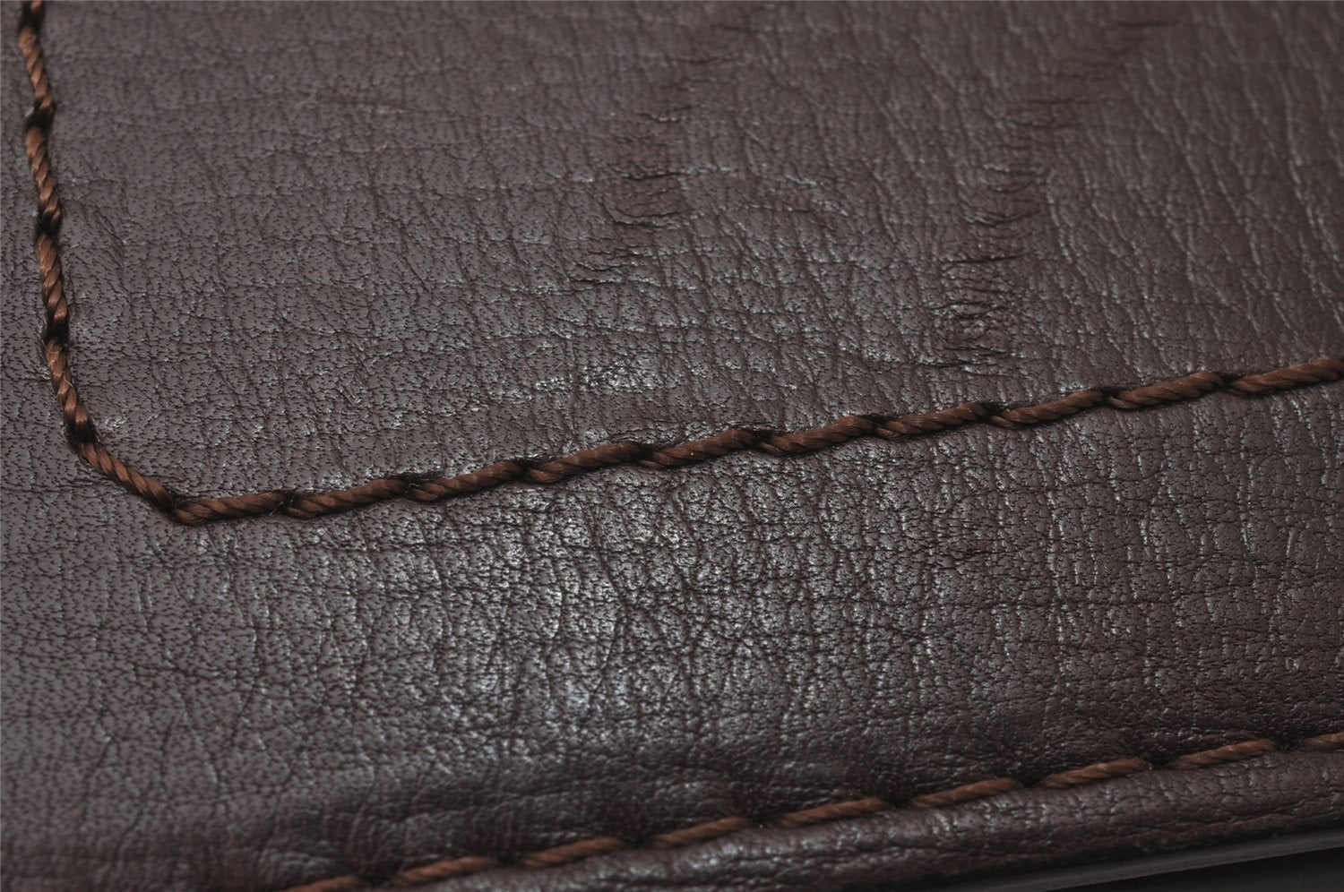 Auth Louis Vuitton Utah Porte Valeurs 10 Cartes Credit Card Case Brown LV 5559I