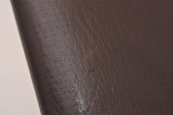Auth Louis Vuitton Utah Porte Valeurs 10 Cartes Credit Card Case Brown LV 5559I