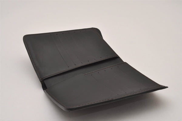 Auth Louis Vuitton Utah Porte Valeurs 10 Cartes Credit Card Case Brown LV 5559I