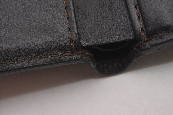 Auth Louis Vuitton Utah Porte Valeurs 10 Cartes Credit Card Case Brown LV 5559I