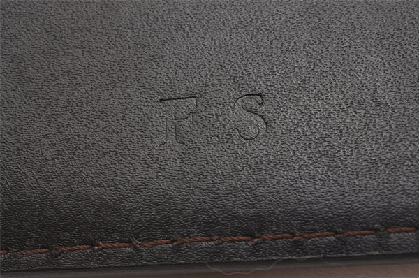 Auth Louis Vuitton Utah Porte Valeurs 10 Cartes Credit Card Case Brown LV 5559I