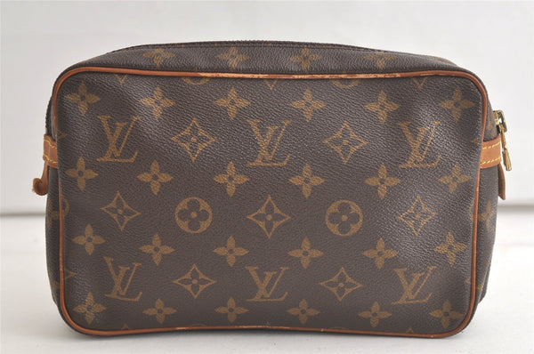 Authentic Louis Vuitton Monogram Compiegne 23 Clutch Hand Bag M51847 LV 5559K